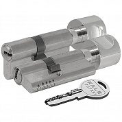 Картинка Цилиндровый механизм с вертушкой KALE KILIT 164 OBS SCE/68 (26+10+32) mm никель 5 кл.